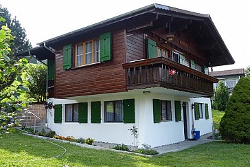 Ferienwohnung in Flumserberg-Bergheim - Chalet Schwalbe im Sommer