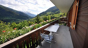 Ferienwohnung in Blitzingen - Ausblick vom Balkon Richtung Westen