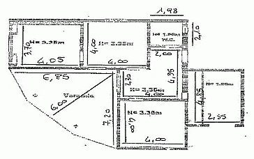 Ferienhaus Grundrissplan 1