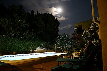 Ferienhaus in Vinaròs - Pool by night