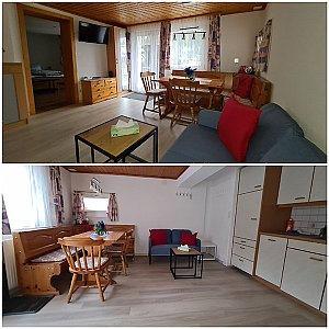 Ferienwohnung in Fiesch - Wohnküche