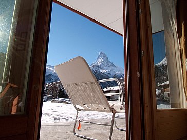 Ferienwohnung in Zermatt - Matterhornblick