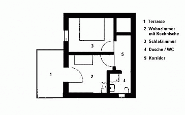 Ferienhaus Grundrissplan 2