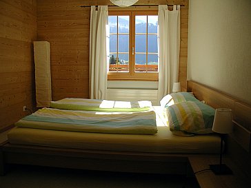 Ferienwohnung in Adelboden - Schlafzimmer