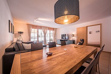 Ferienwohnung in Lauterbrunnen - Esstisch