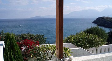 Ferienwohnung in Agios Nikolaos - Blick vom Balkon in die Mirabellobucht