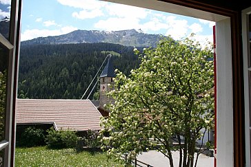 Ferienwohnung in Klosters - Ausblick Richtung Gotschna