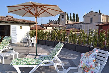 Ferienhaus in Soiano del Lago - Dachterrasse