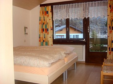 Ferienwohnung in Saas-Almagell - Schlafzimmer