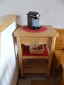 Ferienwohnung in Lenzerheide - Kaffeebar bei der Essecke