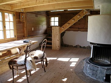 Ferienhaus in Grindelwald - Treppenaufgang zur Galerie