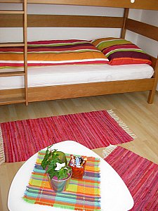 Ferienwohnung in Alpbach - Schlafzimmer mit Stockbett