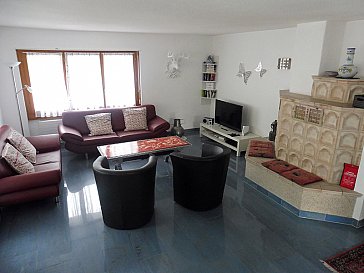 Ferienwohnung in Saas-Almagell - Wohnzimmer