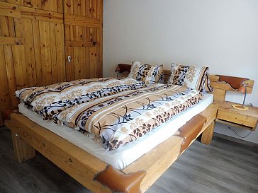 Ferienwohnung in Saas-Almagell - Schlafzimmer 1