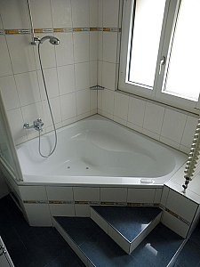 Ferienwohnung in Saas-Almagell - Bad