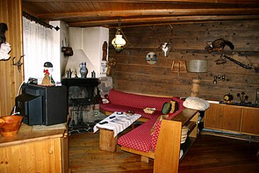 Ferienhaus in Hafling - Das Wohnzimmer