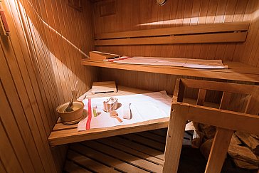 Ferienhaus in Hafling - Sauna im UG