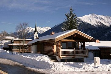 Ferienhaus in Wald im Pinzgau - Das Chalet im Winter