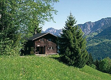 Ferienhaus in Schruns-Tschagguns - Die Skihütte im Sommer