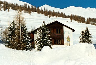 Ferienhaus in Madulain - Das Ferienhaus Engadin im Winter