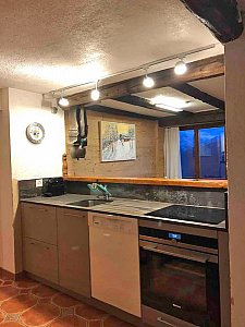 Ferienhaus in Crans Montana-Aminona - Sehr gut ausgestattet Küche