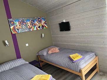 Ferienhaus in Crans Montana-Aminona - 2-Bett-Zimmer