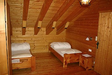 Ferienhaus in Obertauern - Die beiden Einzelbetten im 4-Bett-Zimmer