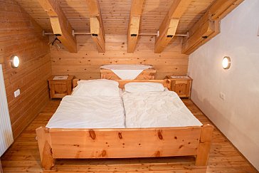 Ferienhaus in Obertauern - Blick ins Schlafzimmer