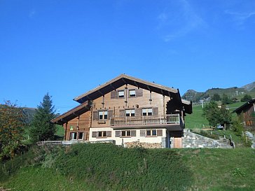 Ferienhaus in Le Grand Bornand - Chalet Le Grand Bornand, Sessellift im Hintergrund