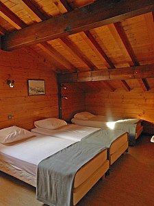 Ferienhaus in Le Grand Bornand - Blick in die Schlafzimmer
