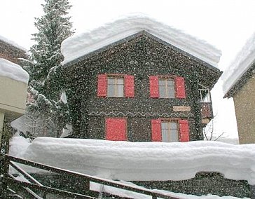 Ferienwohnung in Leukerbad - Es schneit und schneit.
