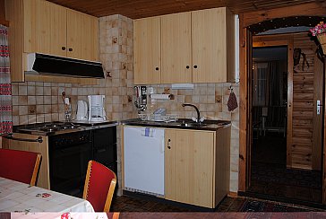 Ferienwohnung in Leukerbad - Küche obere Wohnung