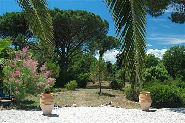 Ferienhaus in Fréjus - Garten zum Park