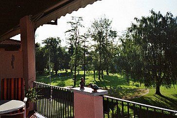 Ferienwohnung in Ascona - Aussicht auf den Parco dei Poeti