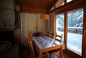 Ferienwohnung in Davos - Essbereich