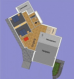 Ferienwohnung Grundrissplan 1