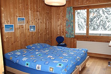 Ferienwohnung in Davos - Schlafzimmer