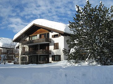 Ferienwohnung in Klosters - Chesa Palüda im Winter