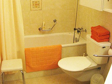 Ferienwohnung in Klosters - Bad mit WC