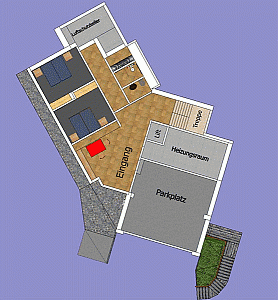 Ferienhaus Grundrissplan 1