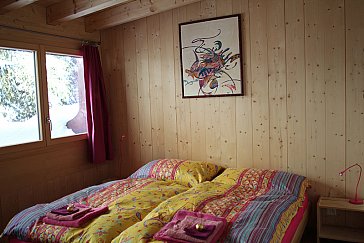 Ferienhaus in Davos - Schlafzimmer