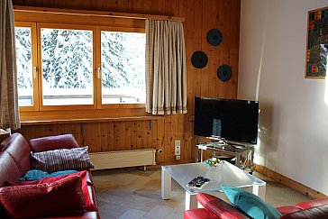 Ferienhaus in Davos - Wohnzimmer (2.OG)