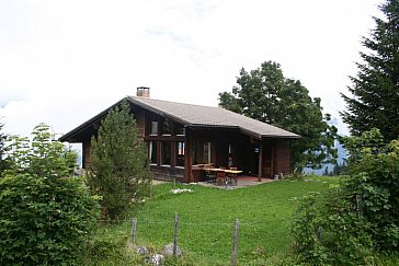 Ferienhaus in Axalp - Chalet von Südwesten