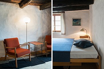 Ferienwohnung in Lionza-Borgnone - Schlafzimmer