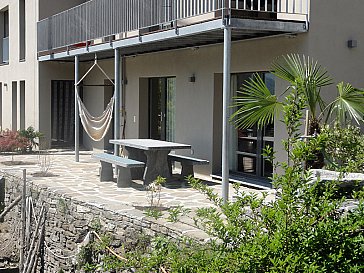 Ferienwohnung in Verdasio - Terrasse