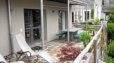 Ferienwohnung in Verdasio - Terrasse