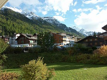 Ferienwohnung in Grächen - Aussicht