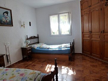 Ferienhaus in Moraira - Schlafzimmer EG; auf vier Schlafplätze erweiterbar