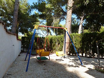 Ferienhaus in Moraira - Kinderschaukel, wird auf Wunsch bereitgestellt