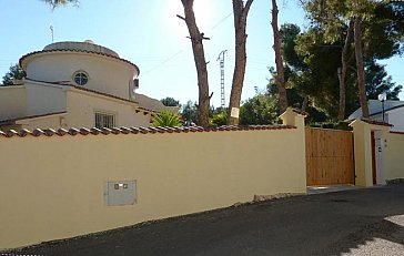 Ferienhaus in Moraira - Lage in ruhigem Villenquartier